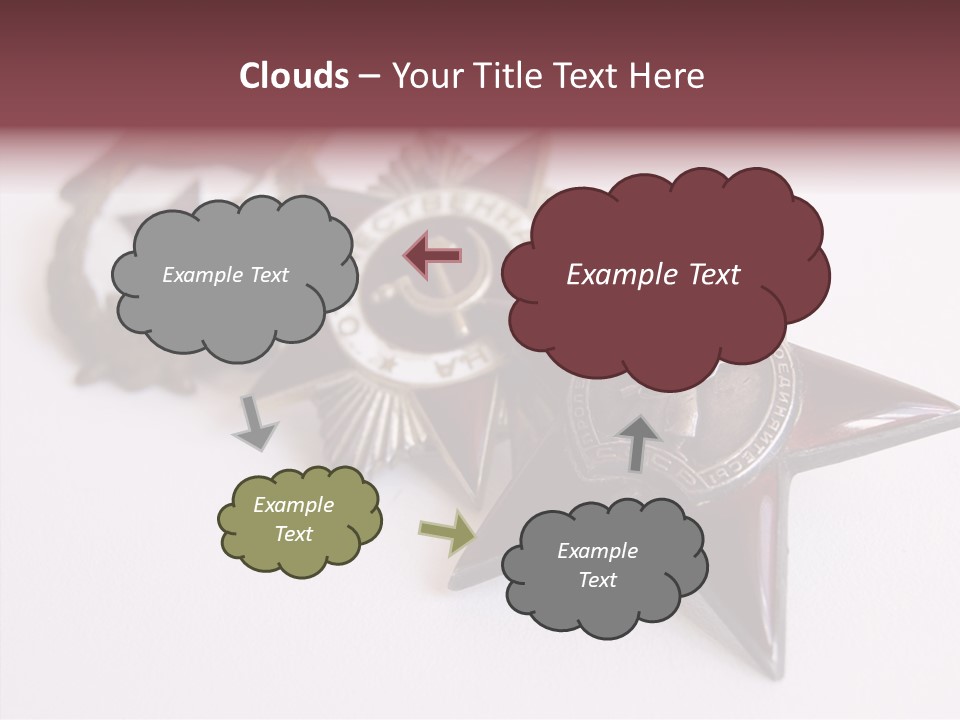 White Win Bays PowerPoint Template