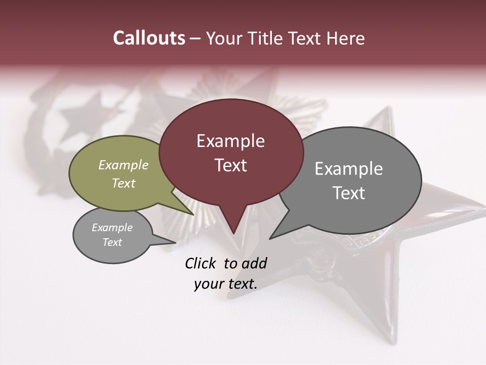 White Win Bays PowerPoint Template