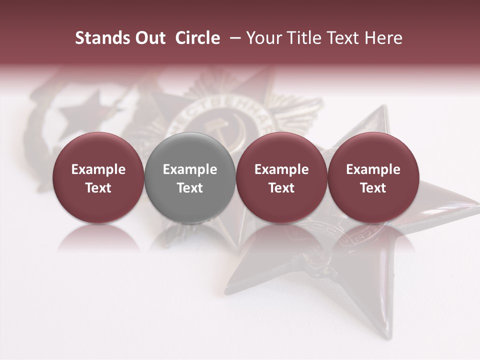 White Win Bays PowerPoint Template