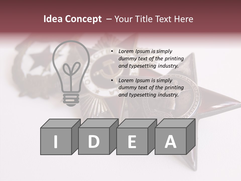 White Win Bays PowerPoint Template