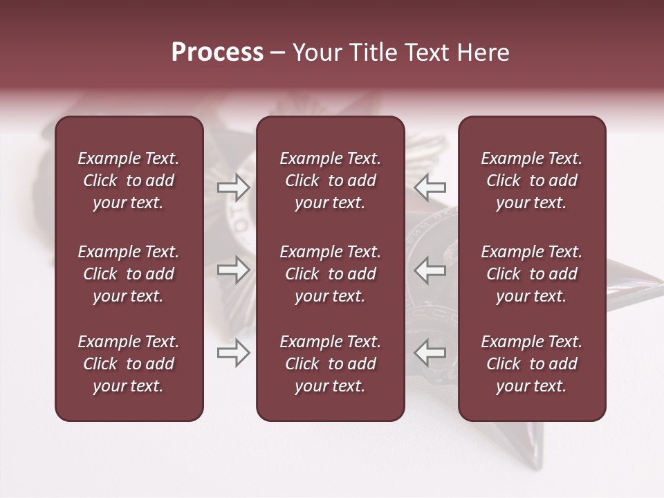 White Win Bays PowerPoint Template