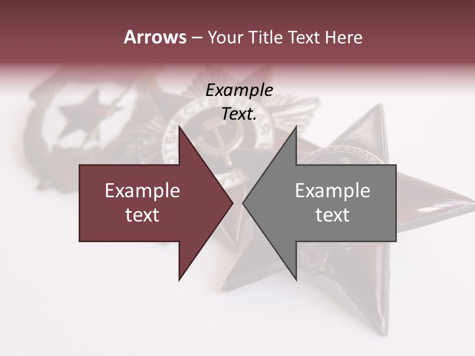 White Win Bays PowerPoint Template