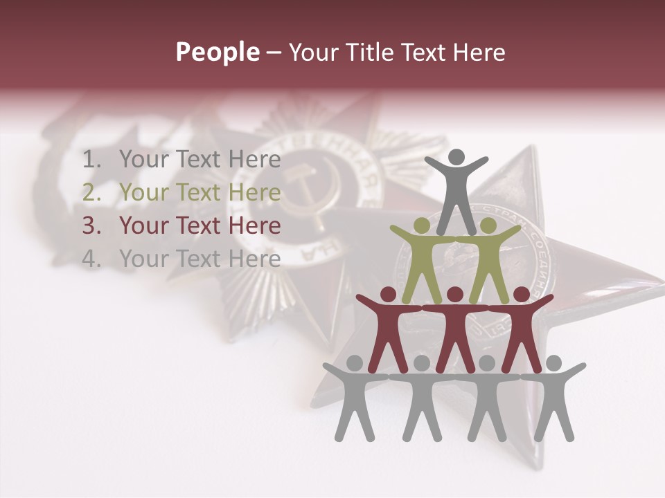 White Win Bays PowerPoint Template