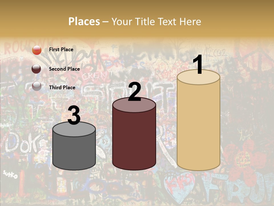 Creation Artist Spray Paint PowerPoint Template