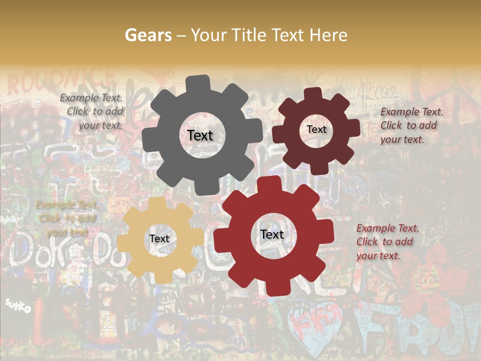 Creation Artist Spray Paint PowerPoint Template