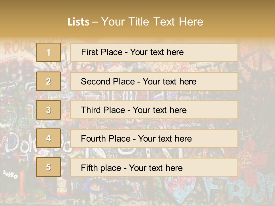 Creation Artist Spray Paint PowerPoint Template