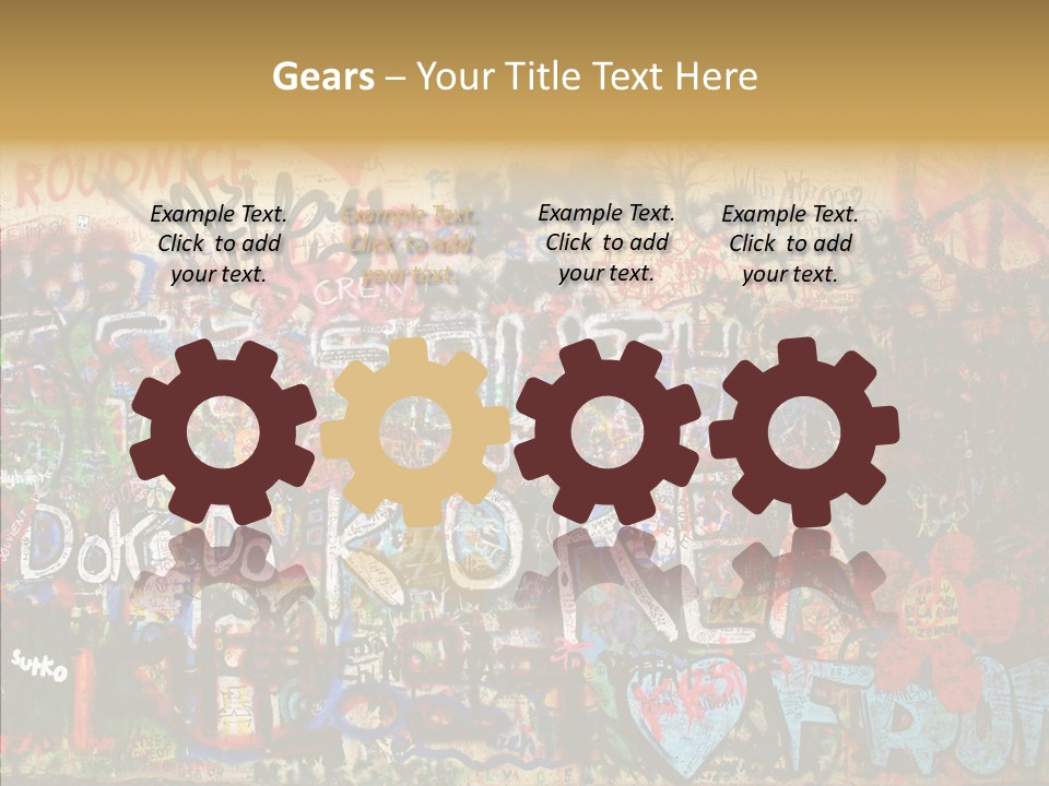 Creation Artist Spray Paint PowerPoint Template