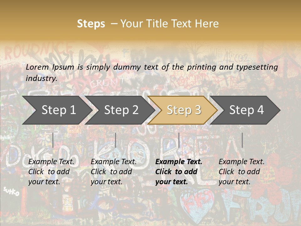 Creation Artist Spray Paint PowerPoint Template