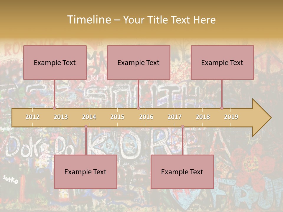 Creation Artist Spray Paint PowerPoint Template