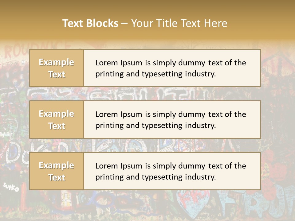 Creation Artist Spray Paint PowerPoint Template