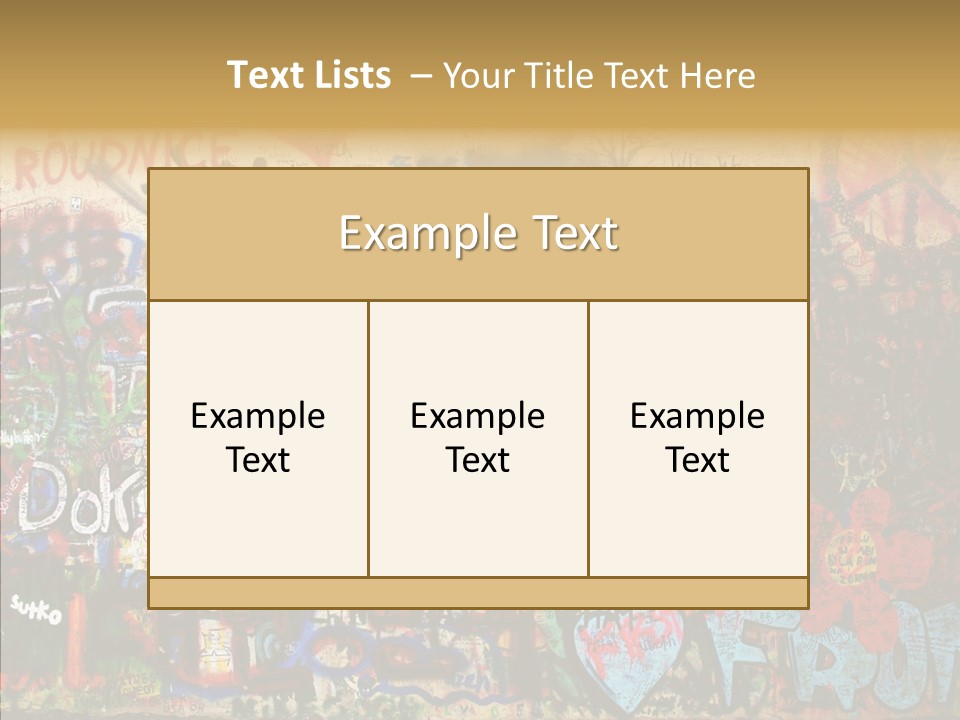 Creation Artist Spray Paint PowerPoint Template