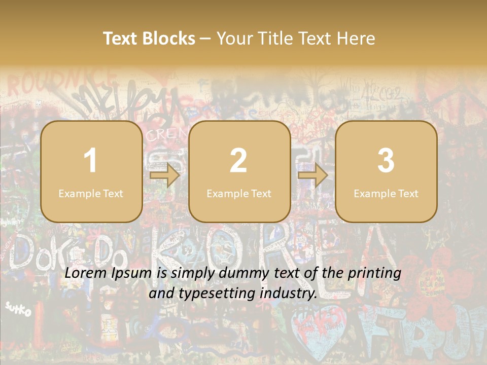 Creation Artist Spray Paint PowerPoint Template