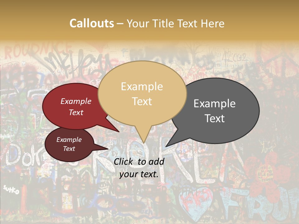 Creation Artist Spray Paint PowerPoint Template