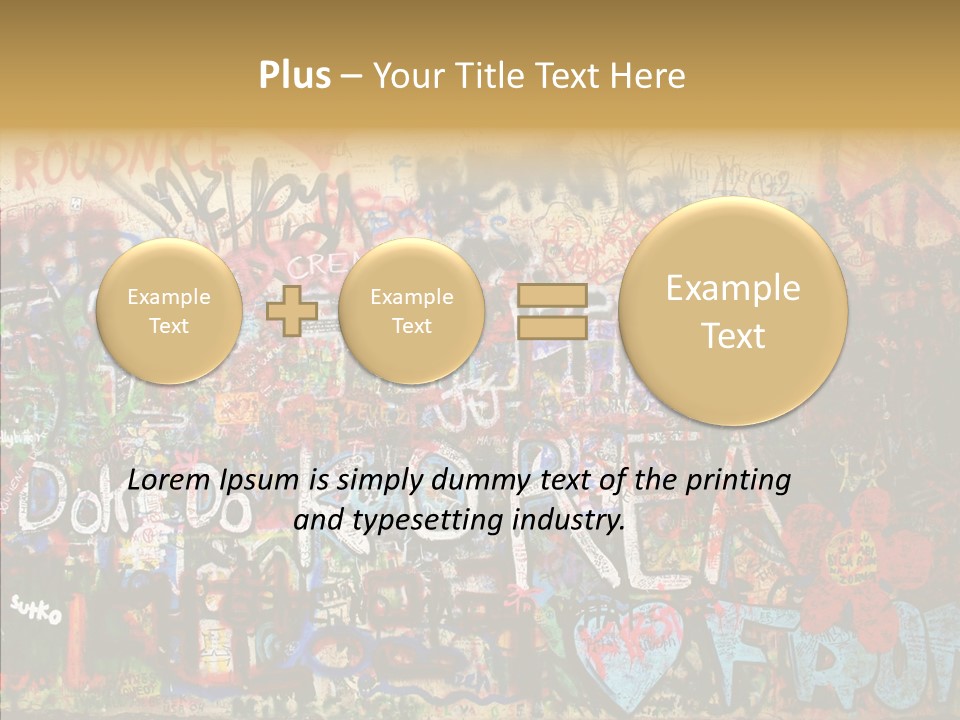 Creation Artist Spray Paint PowerPoint Template