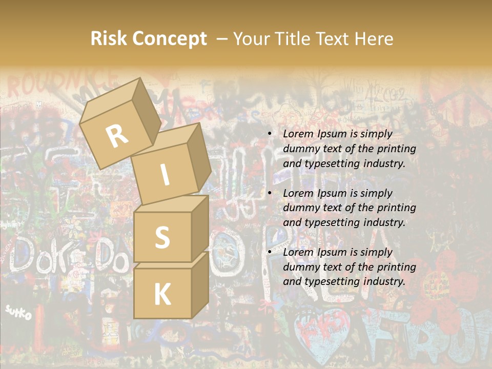 Creation Artist Spray Paint PowerPoint Template