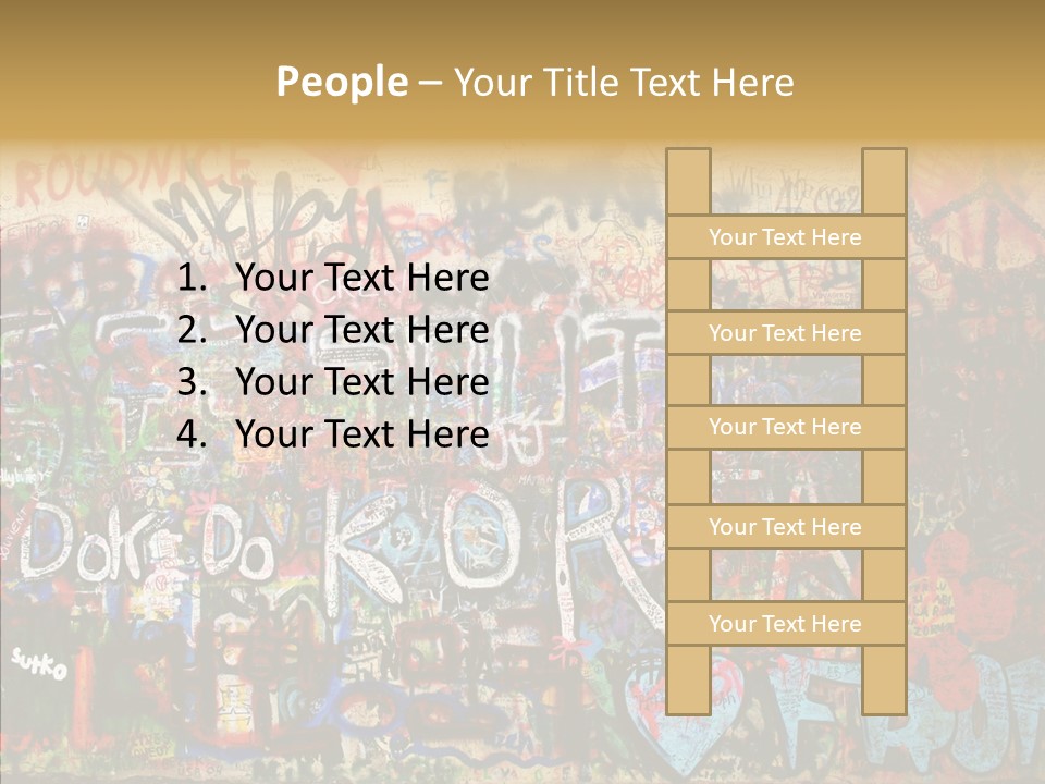 Creation Artist Spray Paint PowerPoint Template