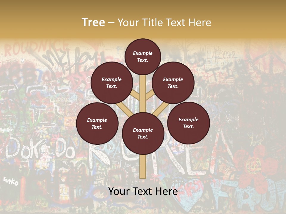 Creation Artist Spray Paint PowerPoint Template