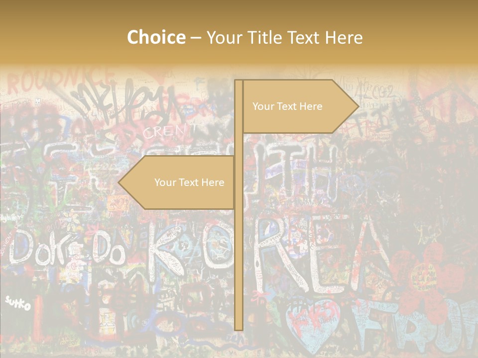 Creation Artist Spray Paint PowerPoint Template