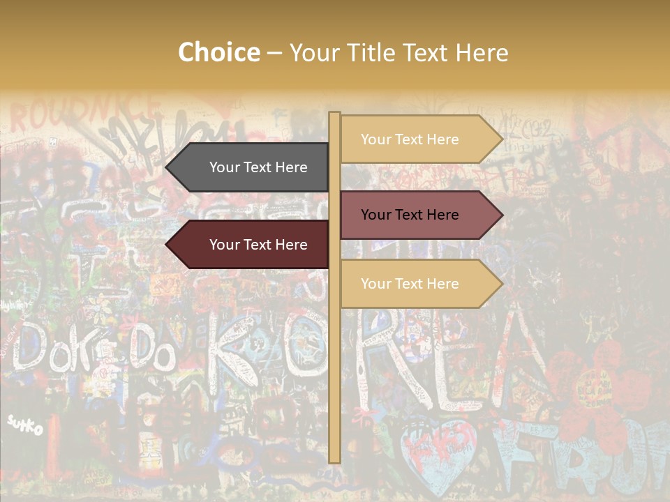 Creation Artist Spray Paint PowerPoint Template