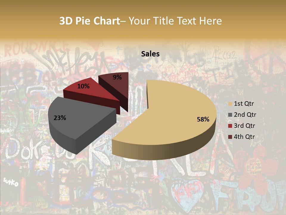 Creation Artist Spray Paint PowerPoint Template