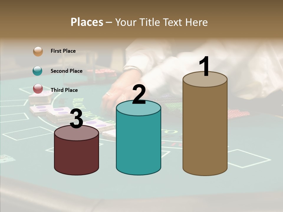 Hits Lounge Gamblers PowerPoint Template