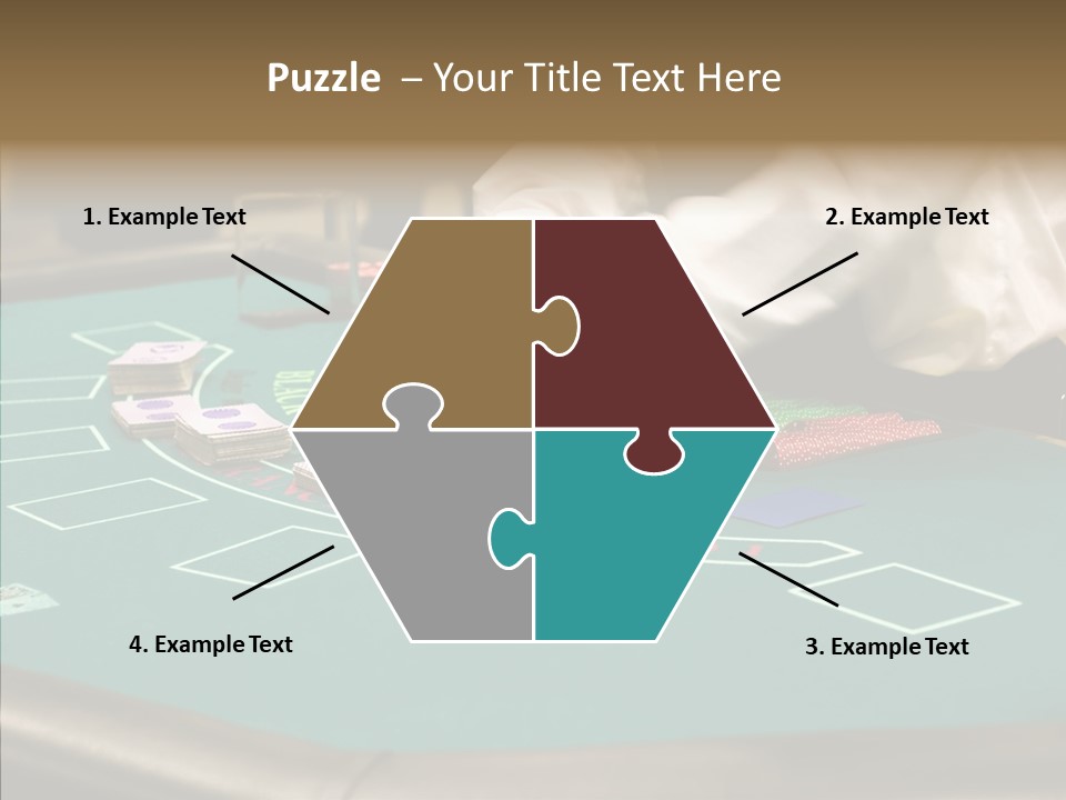 Hits Lounge Gamblers PowerPoint Template