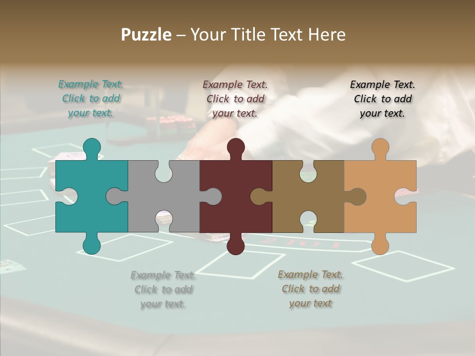 Hits Lounge Gamblers PowerPoint Template