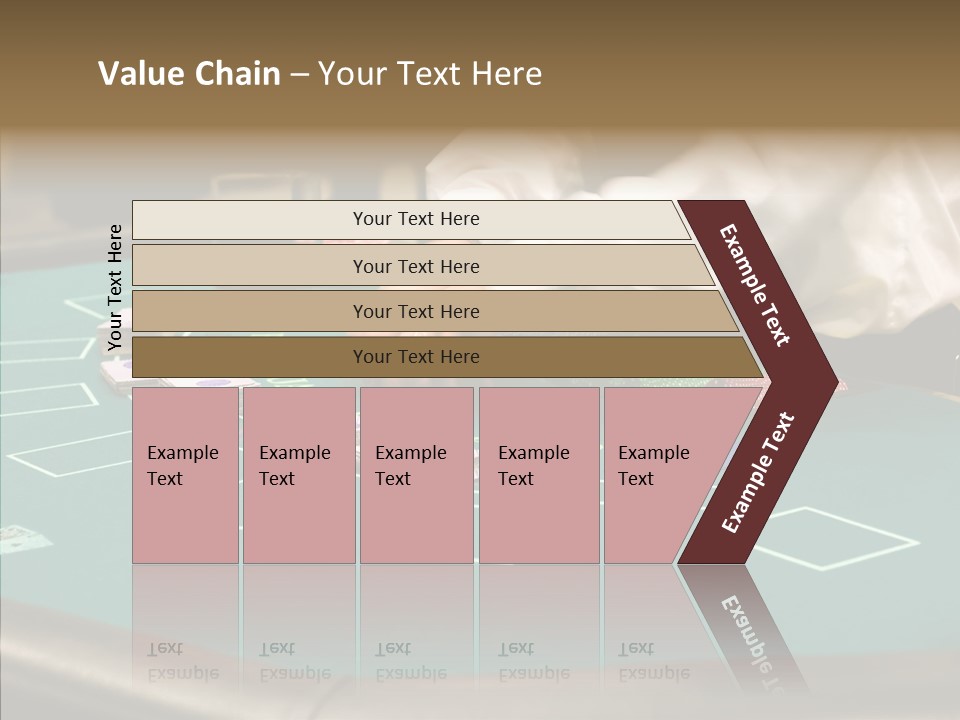 Hits Lounge Gamblers PowerPoint Template