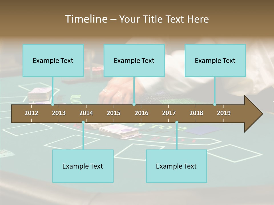 Hits Lounge Gamblers PowerPoint Template