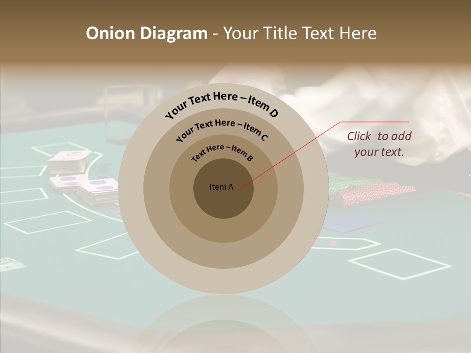 Hits Lounge Gamblers PowerPoint Template