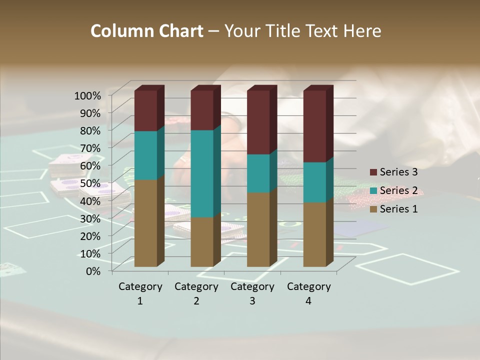 Hits Lounge Gamblers PowerPoint Template