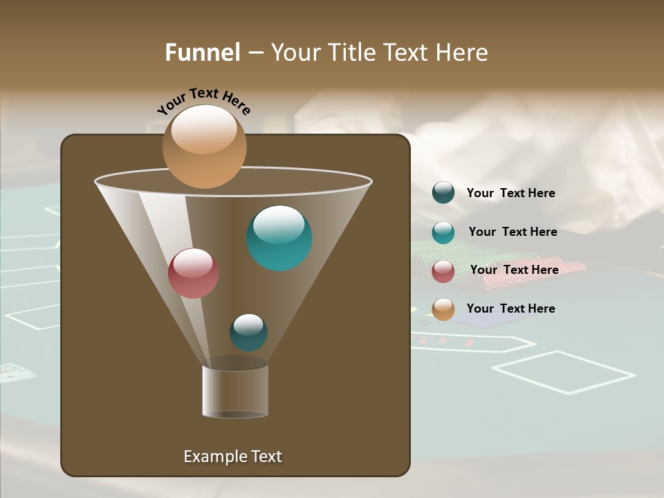 Hits Lounge Gamblers PowerPoint Template