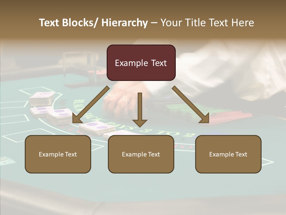 Hits Lounge Gamblers PowerPoint Template