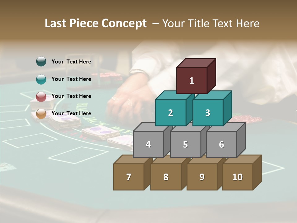 Hits Lounge Gamblers PowerPoint Template