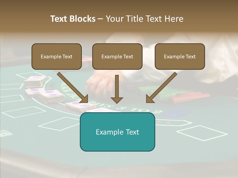 Hits Lounge Gamblers PowerPoint Template