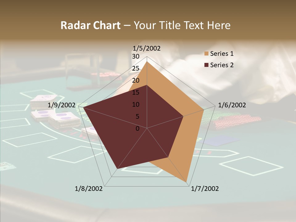 Hits Lounge Gamblers PowerPoint Template