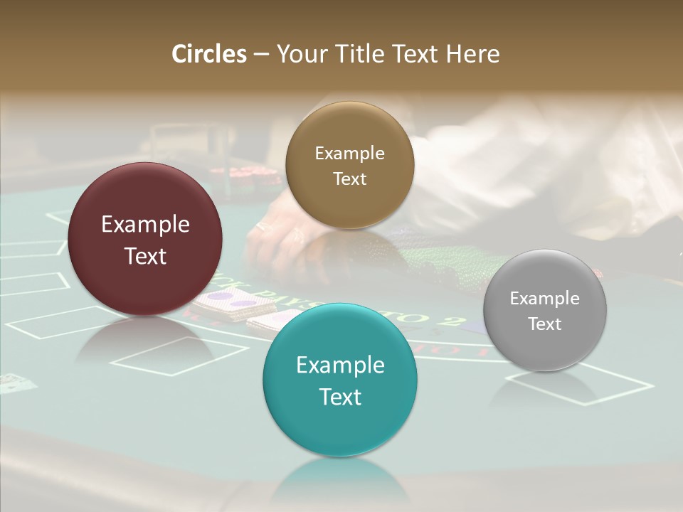 Hits Lounge Gamblers PowerPoint Template