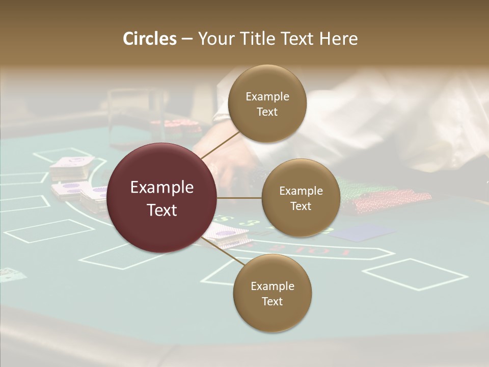 Hits Lounge Gamblers PowerPoint Template