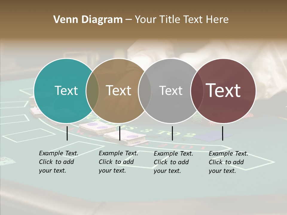Hits Lounge Gamblers PowerPoint Template