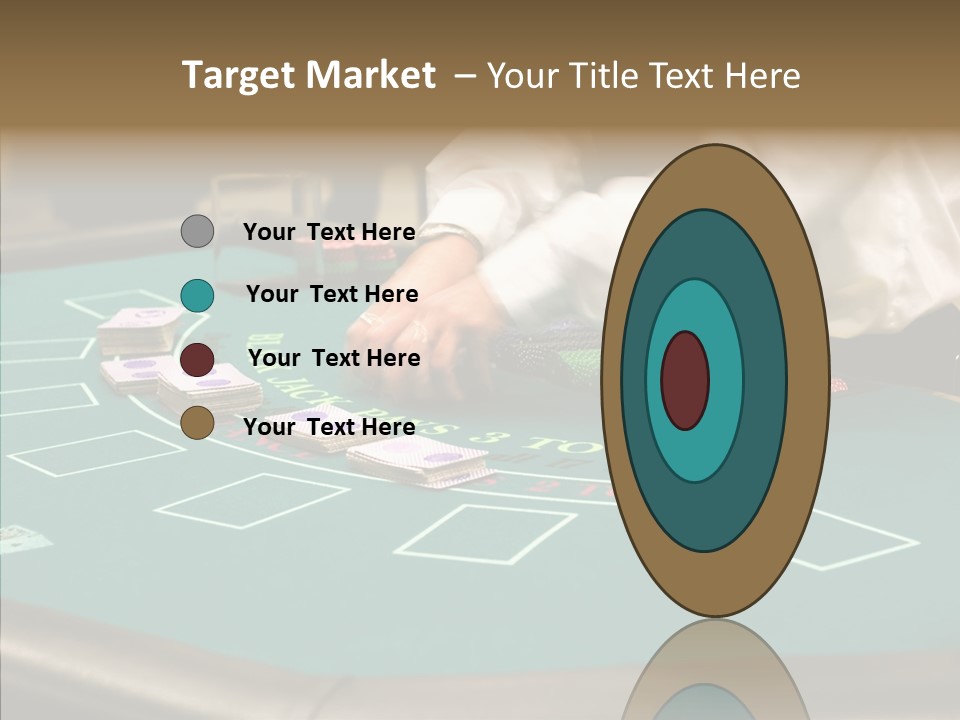 Hits Lounge Gamblers PowerPoint Template