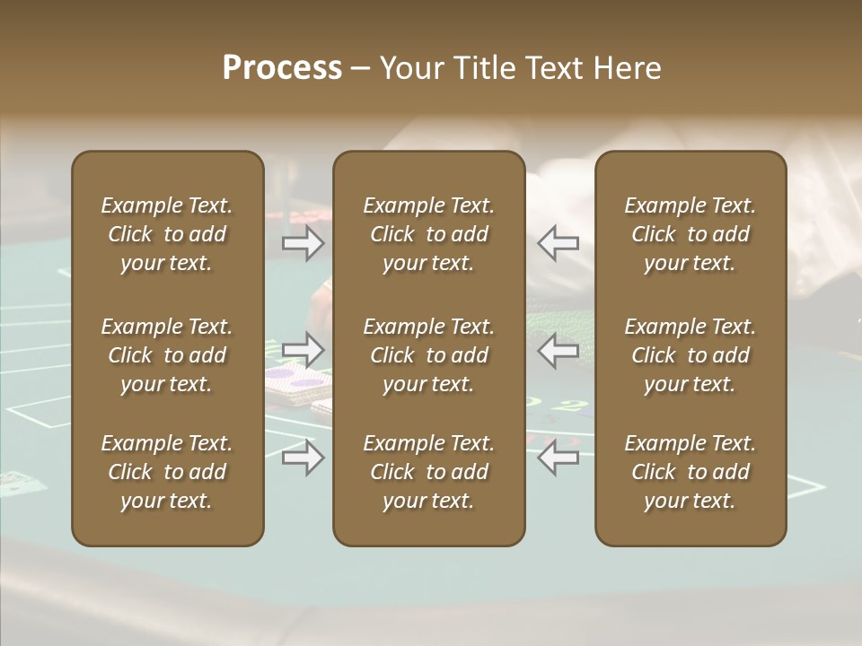 Hits Lounge Gamblers PowerPoint Template