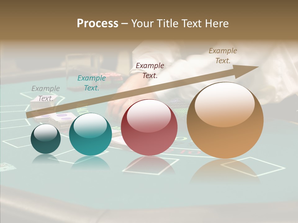 Hits Lounge Gamblers PowerPoint Template