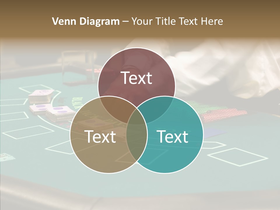 Hits Lounge Gamblers PowerPoint Template