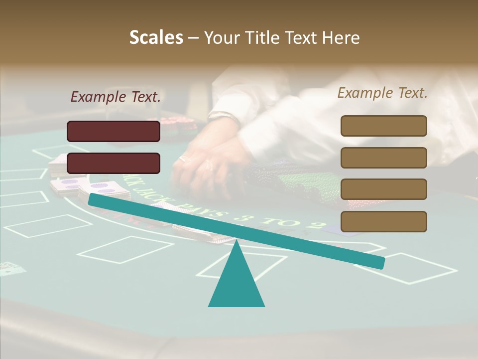 Hits Lounge Gamblers PowerPoint Template