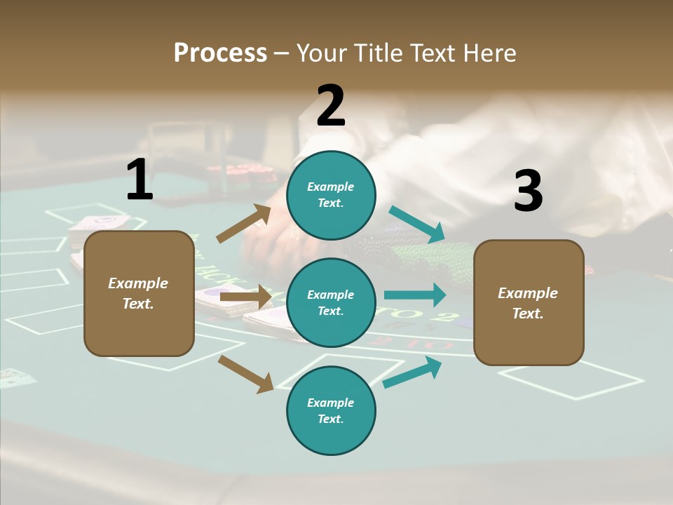 Hits Lounge Gamblers PowerPoint Template