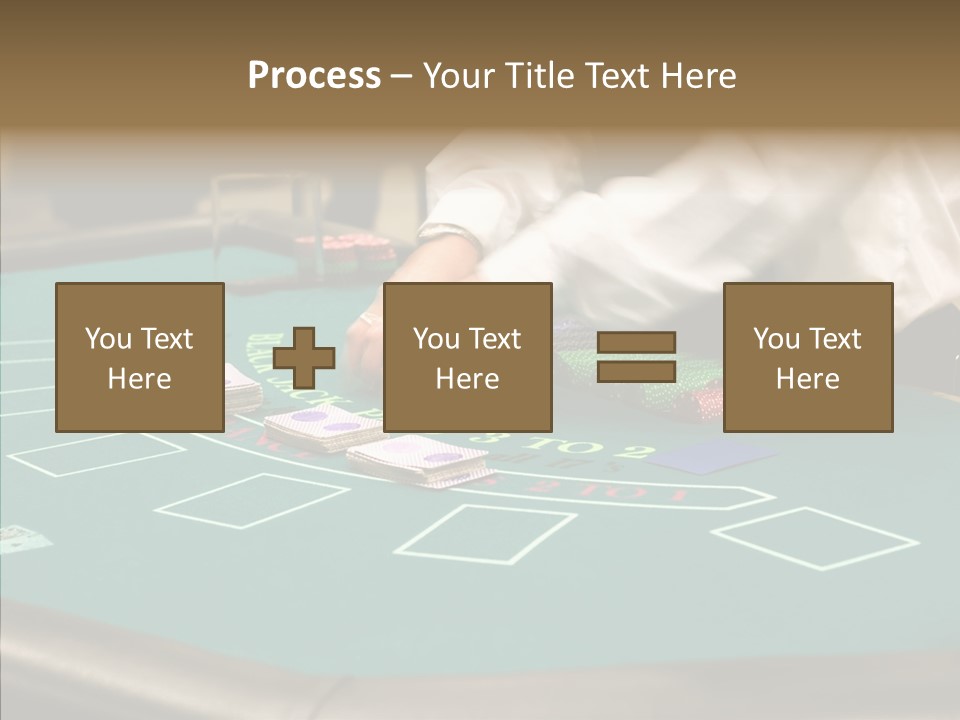 Hits Lounge Gamblers PowerPoint Template