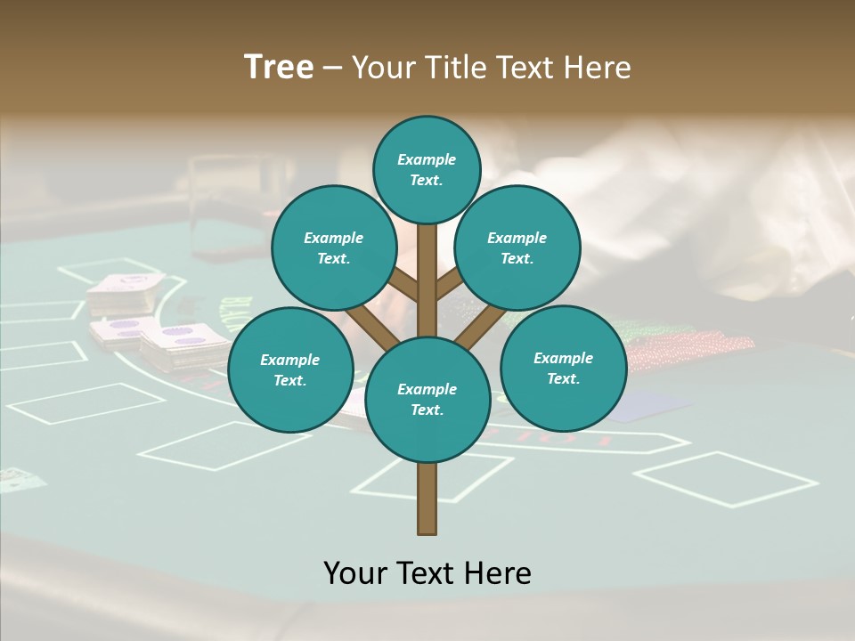 Hits Lounge Gamblers PowerPoint Template