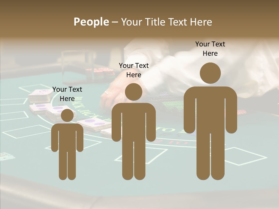 Hits Lounge Gamblers PowerPoint Template