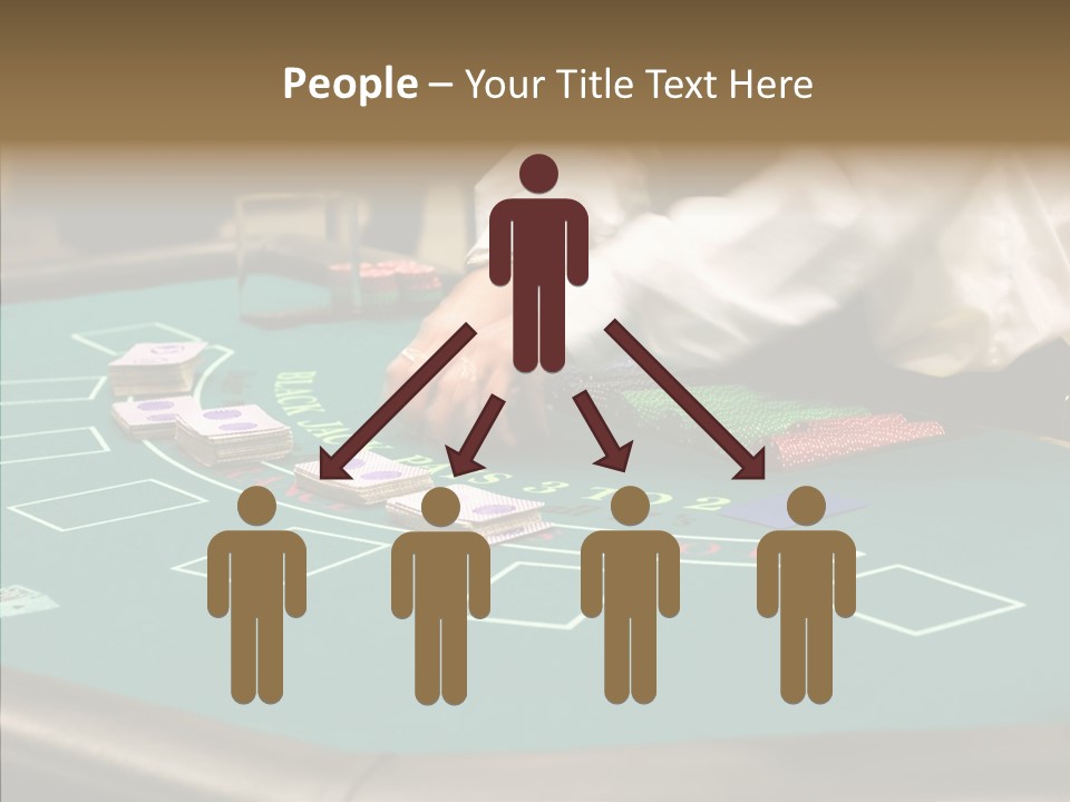 Hits Lounge Gamblers PowerPoint Template