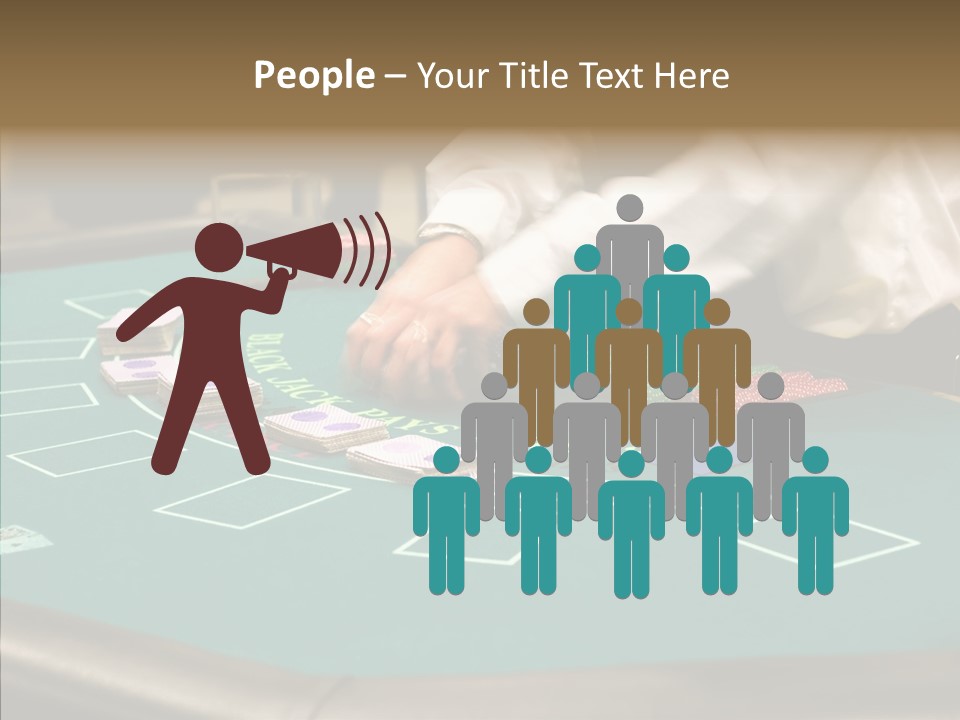 Hits Lounge Gamblers PowerPoint Template
